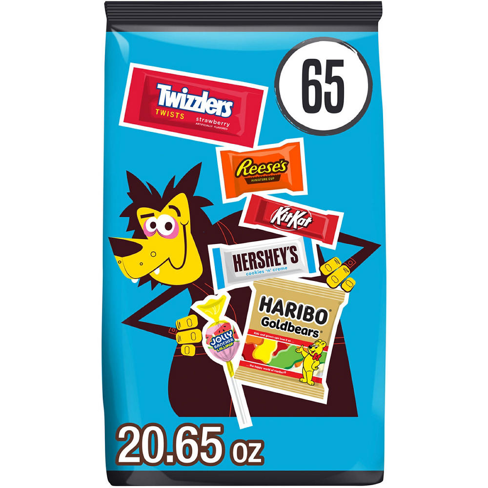 Hershey's Assorted Halloween Candy Variety Bag, 65 pc