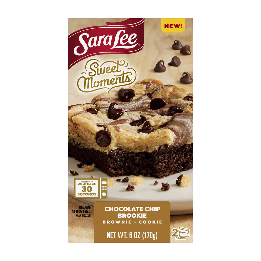 Sara Lee Sweet Moments Chocolate Chip Brookie Cakes, 2 ct