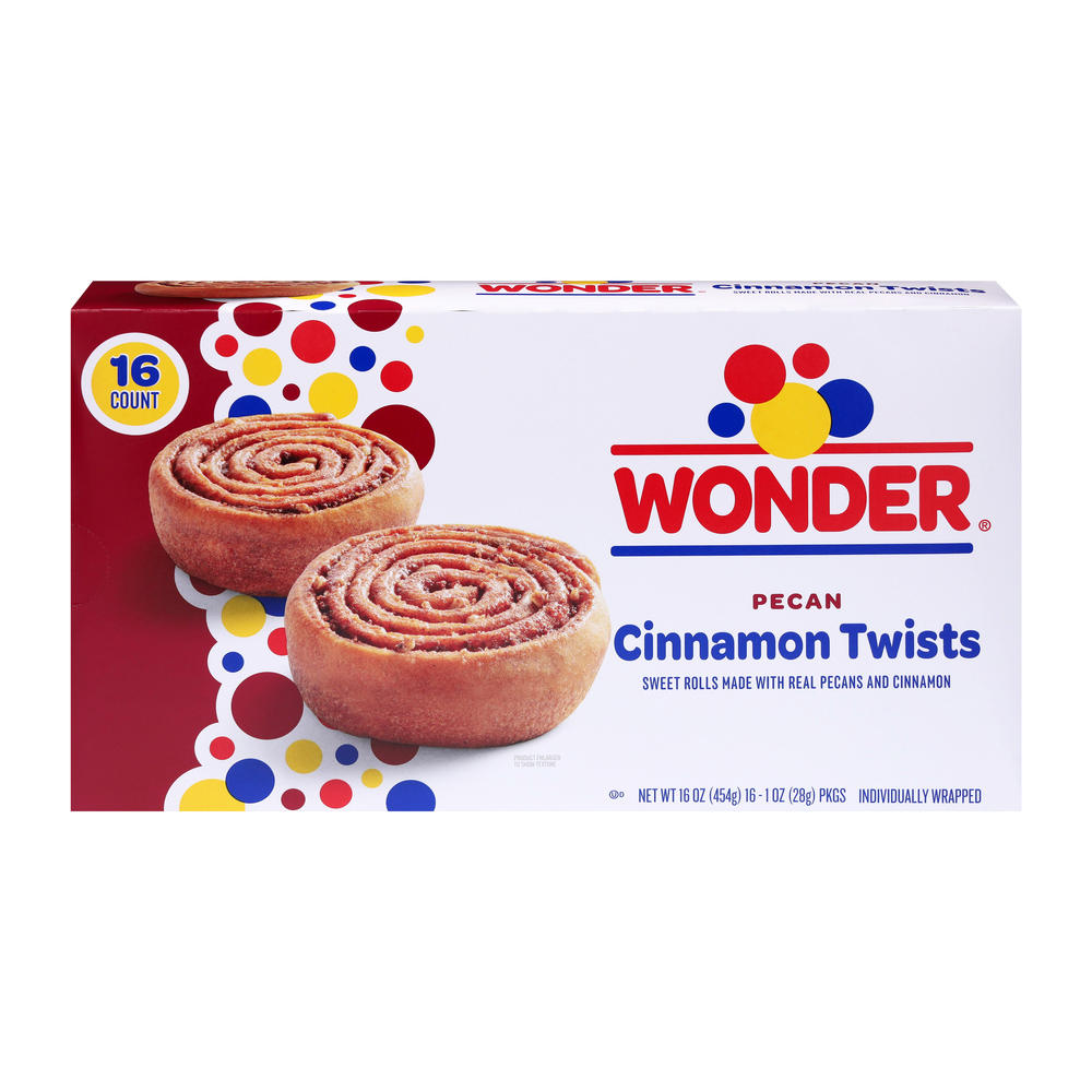 Wonder Pecan Cinnamon Twists Sweet Rolls, 16 ct