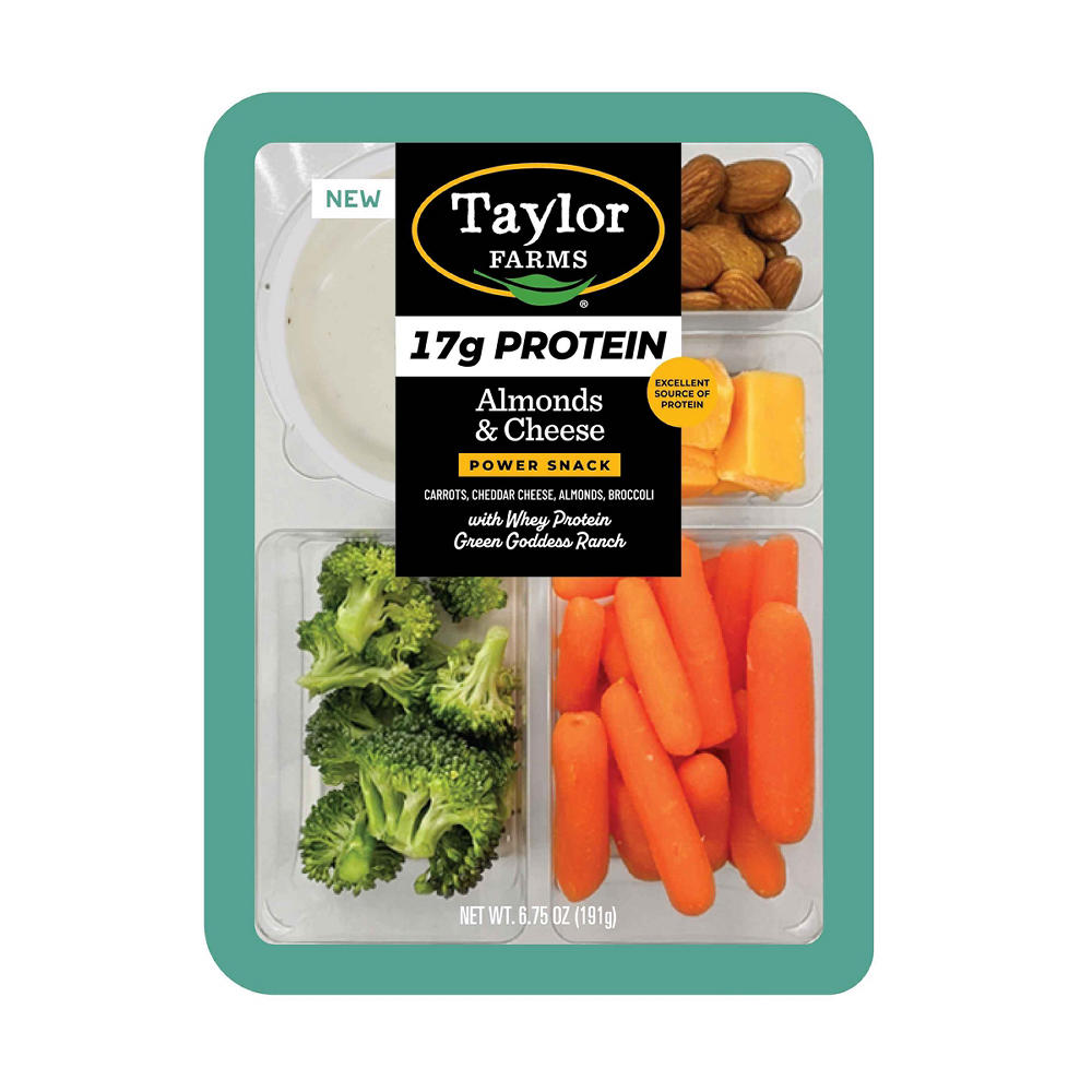 Taylor Farms Protein Almonds & Cheese Snack Tray, 6.75 oz