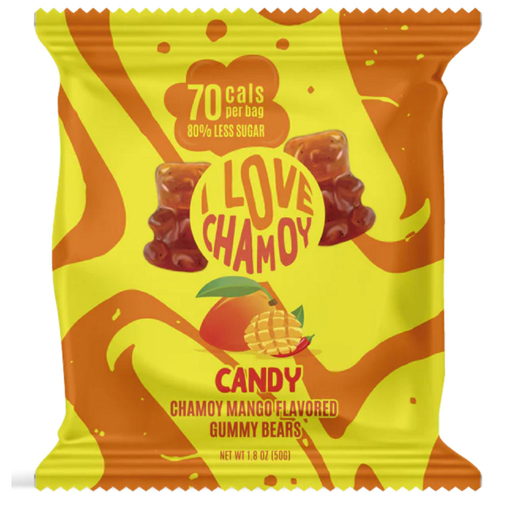 I Love Chamoy Low Sugar Mango Gummy Bears, 1.8 oz