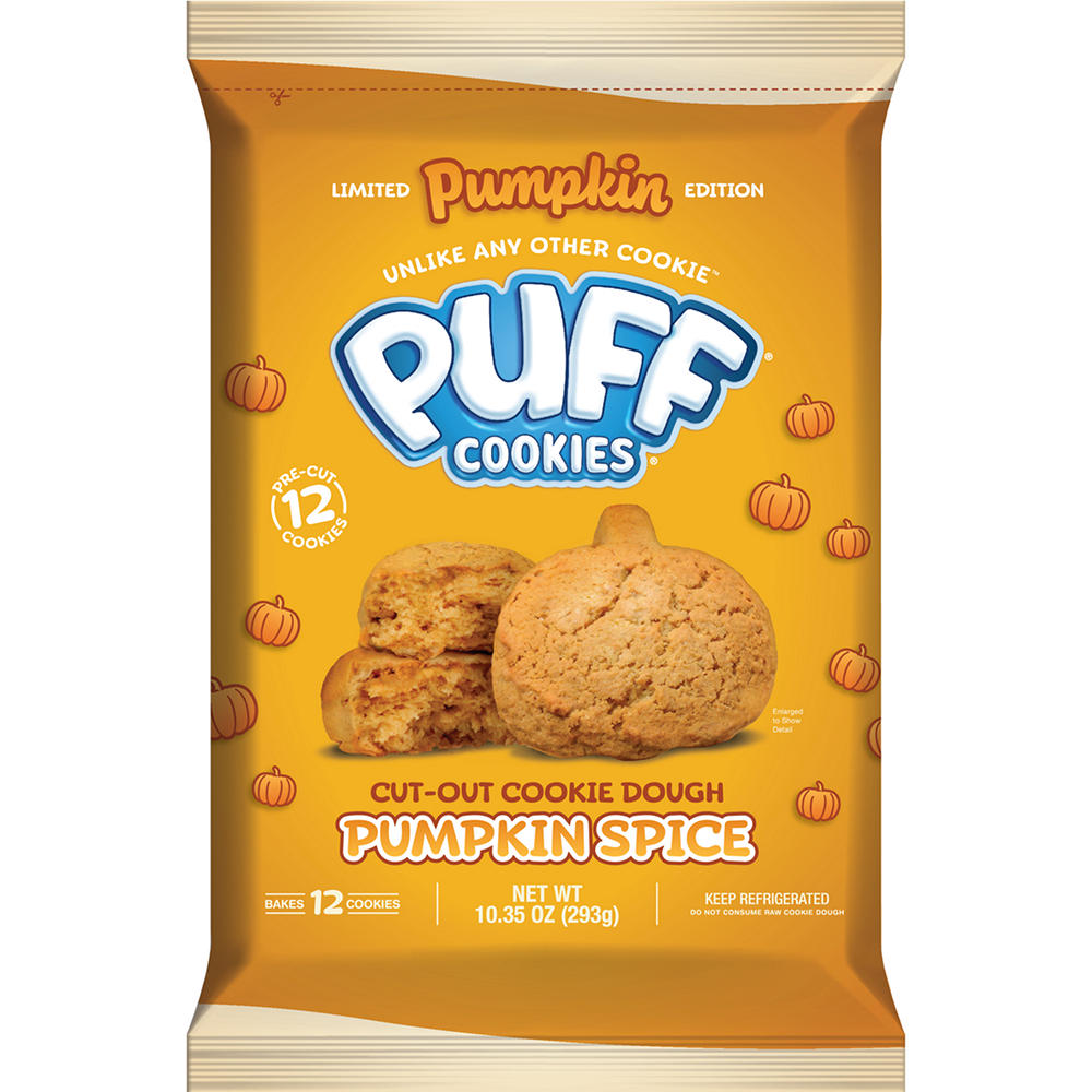 Puff Cookies Cookie Dough - Pumpkin Spice, 12 ct