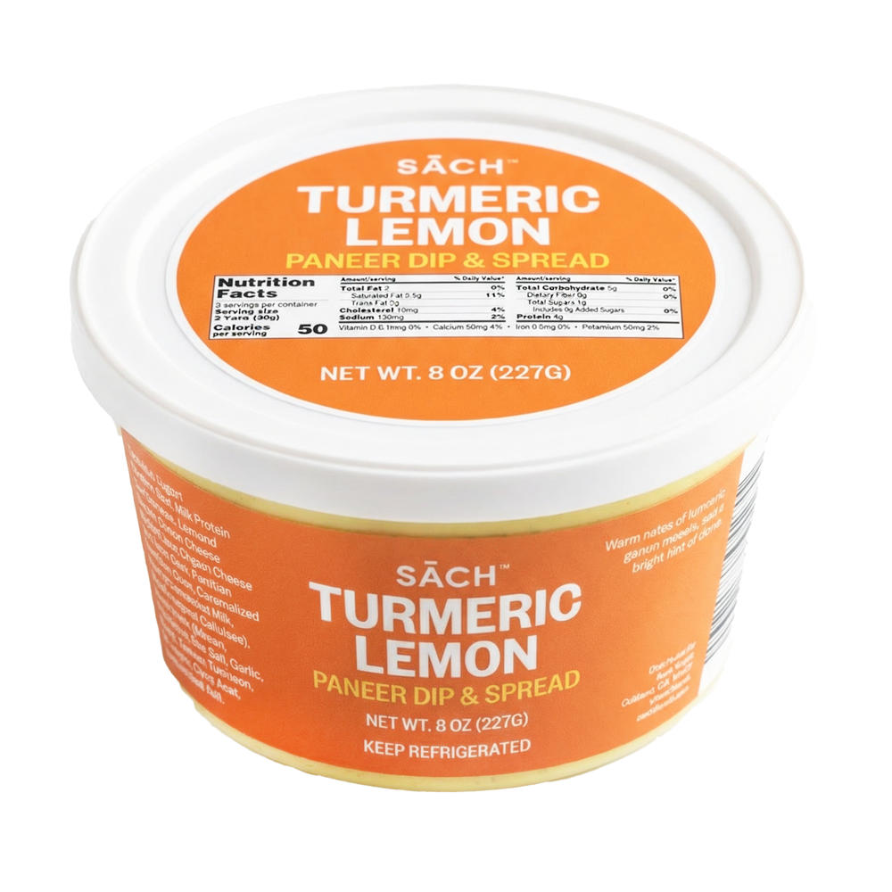 Sach Turmeric & Lemon Zest Paneer Dip, 8 oz