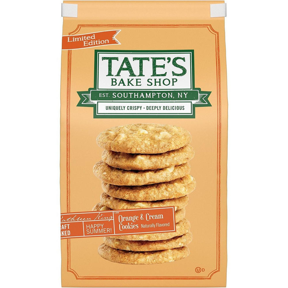 Tate's Bake Shop Limited Edition Orange & Cream Cookies, 6.5 oz