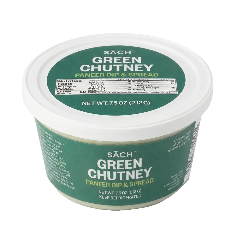 Sach Green Chutney Paneer Dip, 8 oz