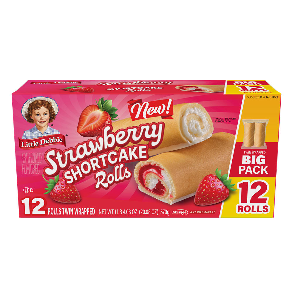 Little Debbie Strawberry Shortcake Rolls - Big Pack, 12 ct