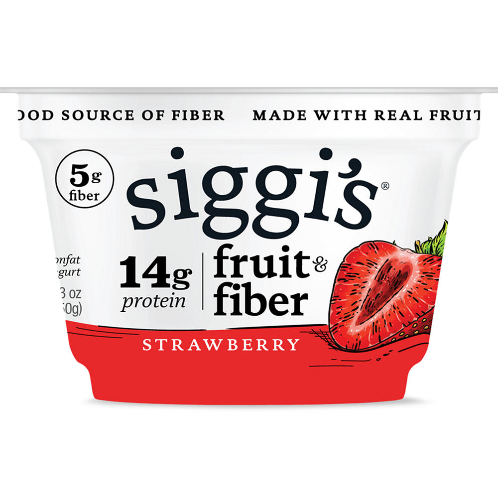 Siggi's Fruit & Fiber - Strawberry, 5.3 oz