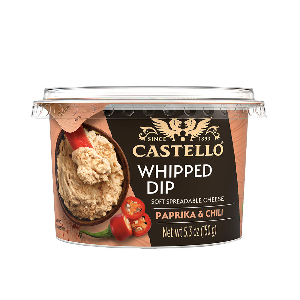 Castello Whipped Spreadable Cheese Dip - Paprika & Chili, 5.3 oz