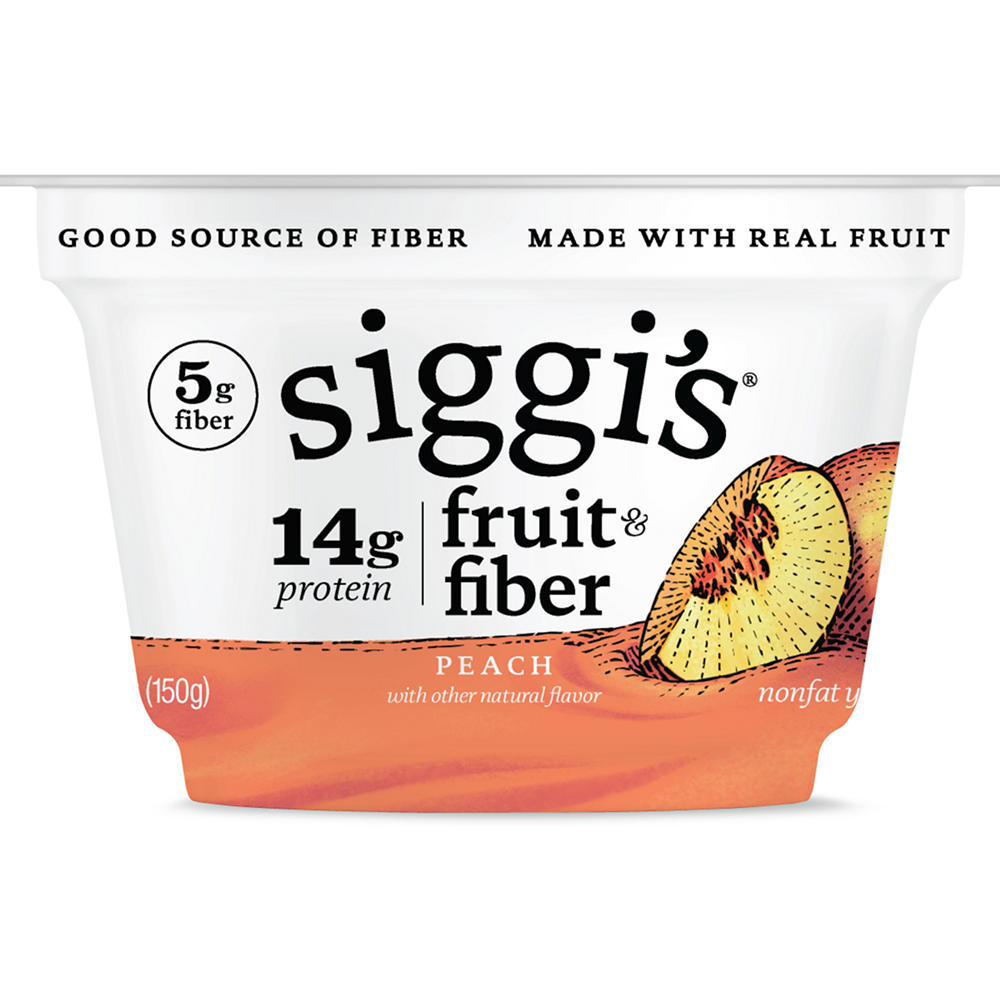 Siggi's Fruit & Fiber - Peach, 5.3 oz