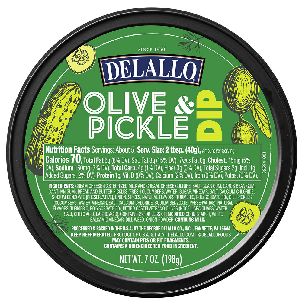 DeLallo Olive & Pickle Dip, 7 oz