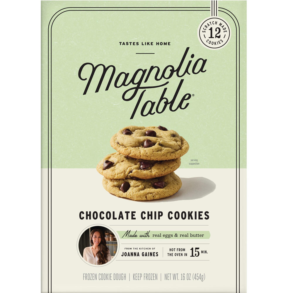 Magnolia Table Chocolate Chip Frozen Cookie Dough, 12 ct
