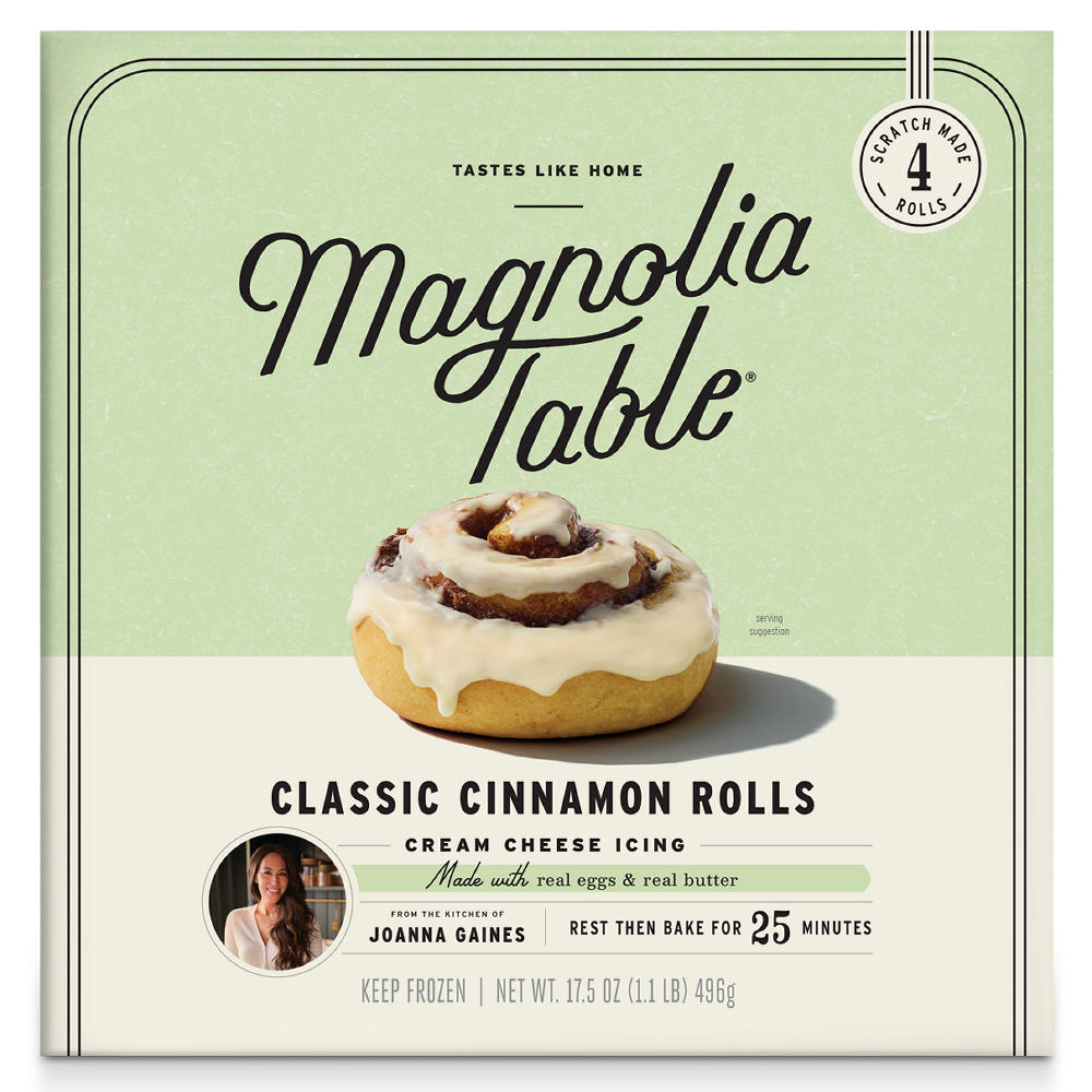 Magnolia Table Classic Frozen Cinnamon Rolls, 4 ct
