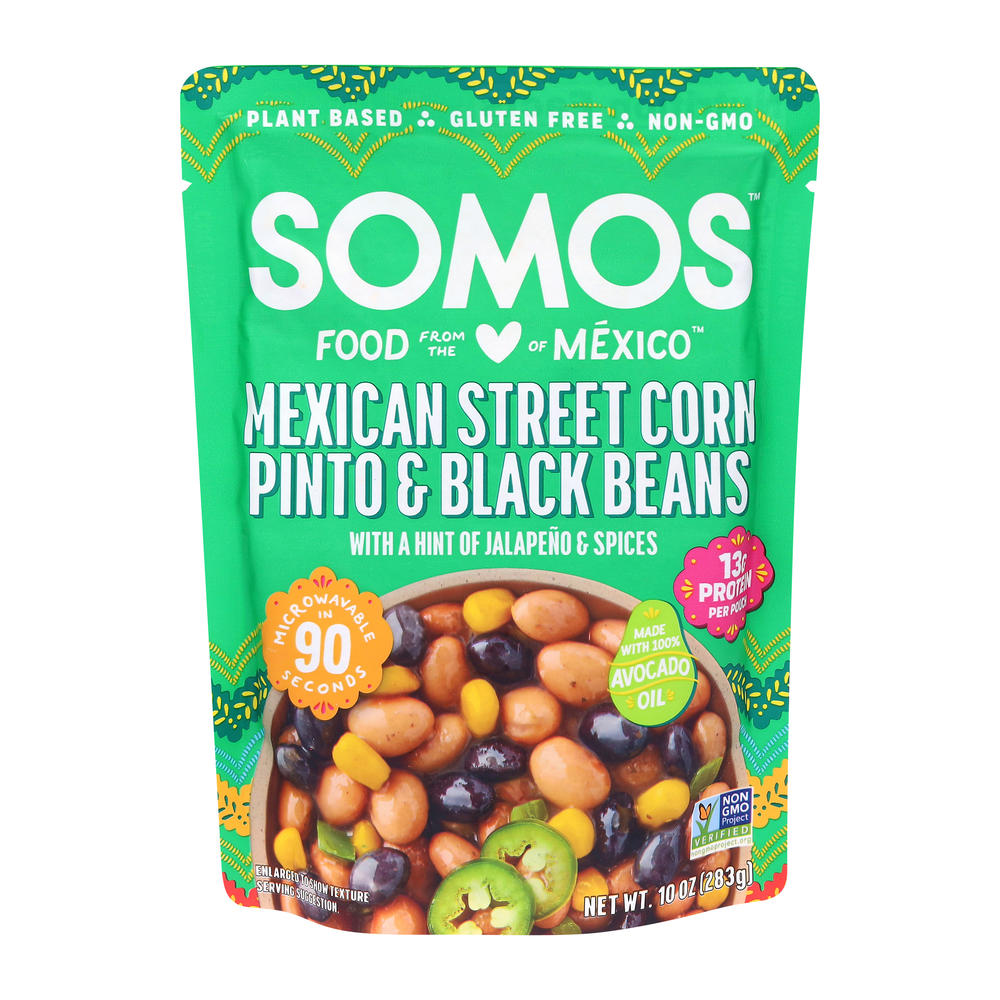 SOMOS Mexican Street Corn Pinto & Black Beans, 10 oz