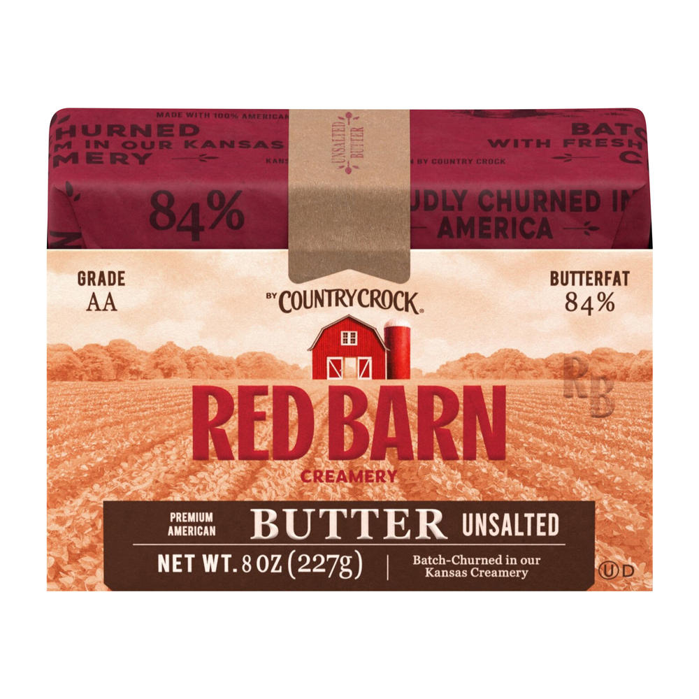 Red Barn Creamery Unsalted Butter, 8 oz