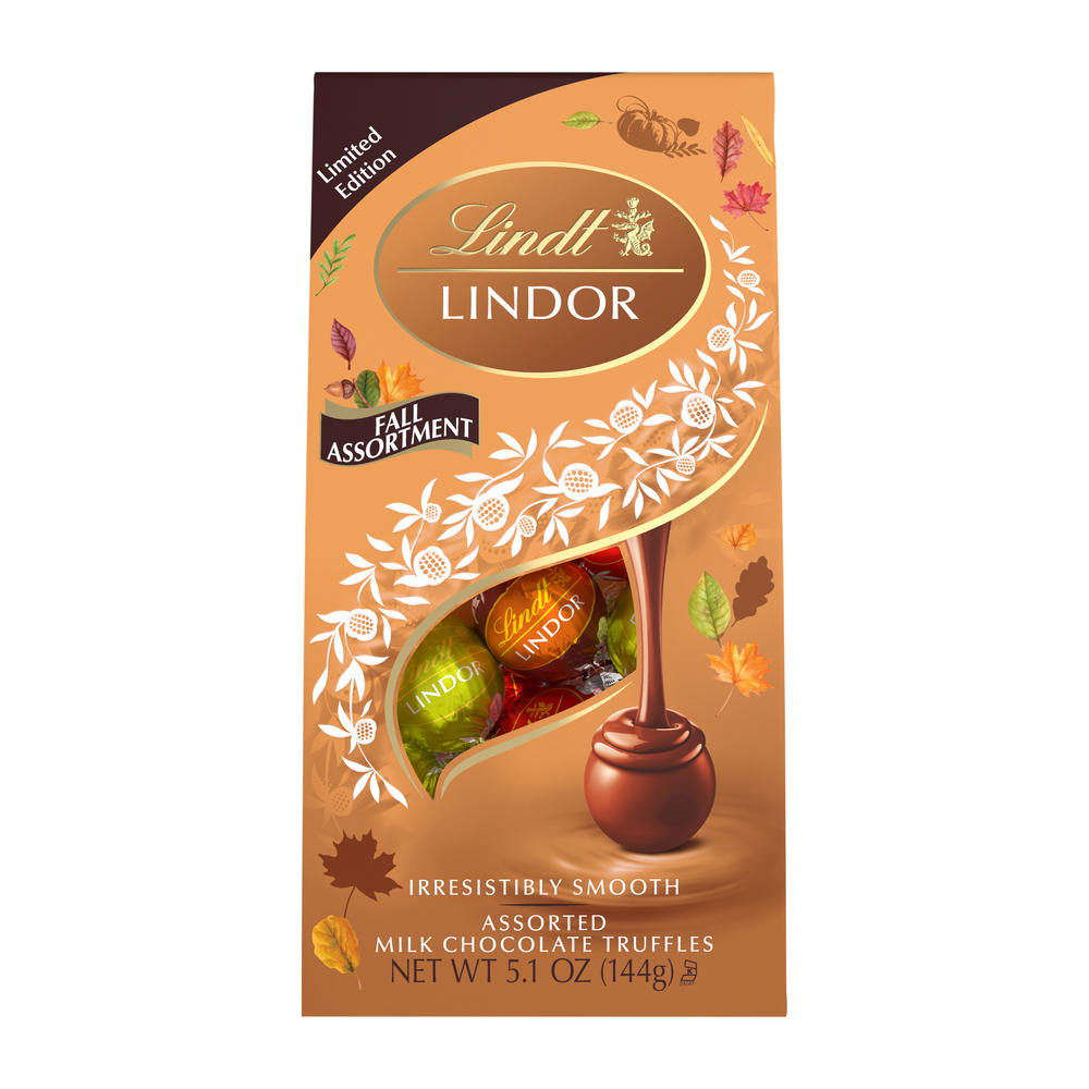 Lindt Lindor Fall Assortment Bag, 5.1 oz