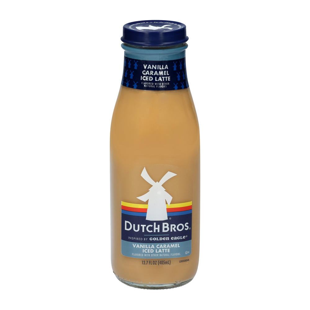 Dutch Bros Vanilla Caramel Iced Latte, 13.7 oz