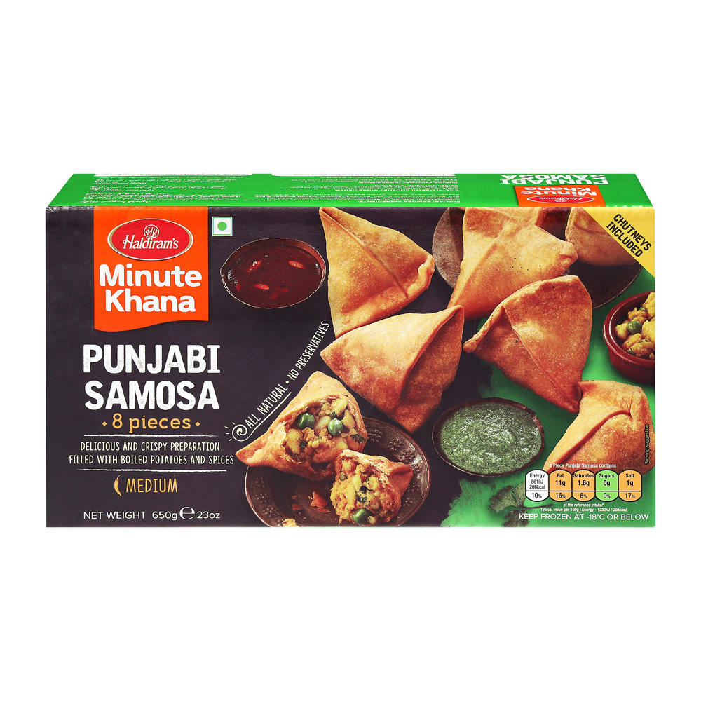 Haldiram's Frozen Punjabi Samosas, 23 oz