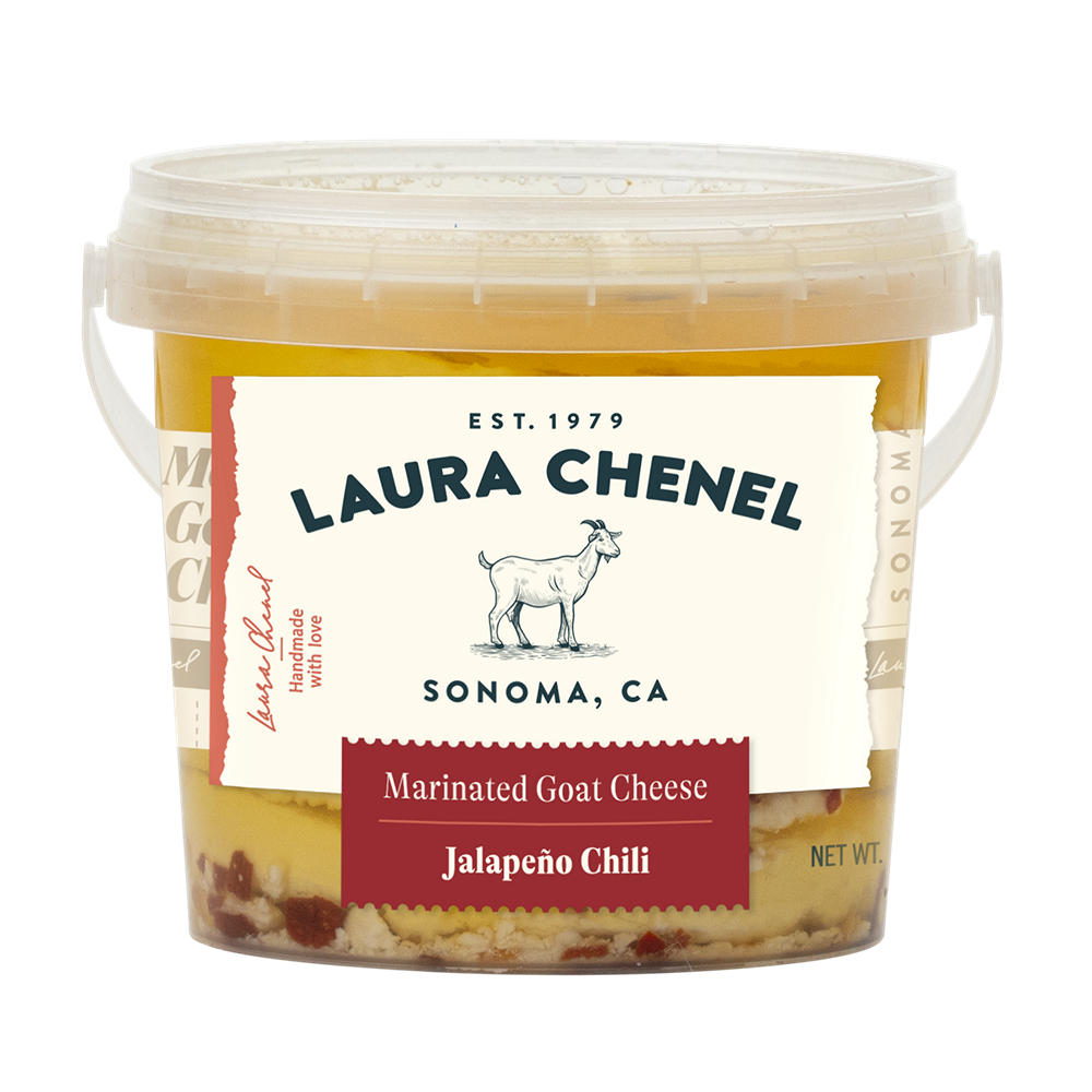 Laura Chenel Marinated Goat Cheese - Jalapeno Chili, 6.2 oz