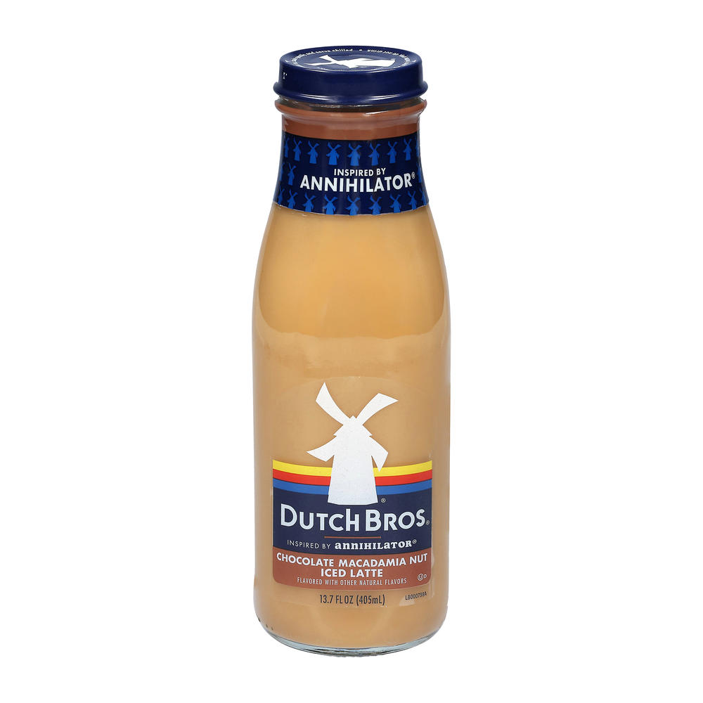 Dutch Bros Chocolate Macadamia Nut Iced Latte, 13.7 oz