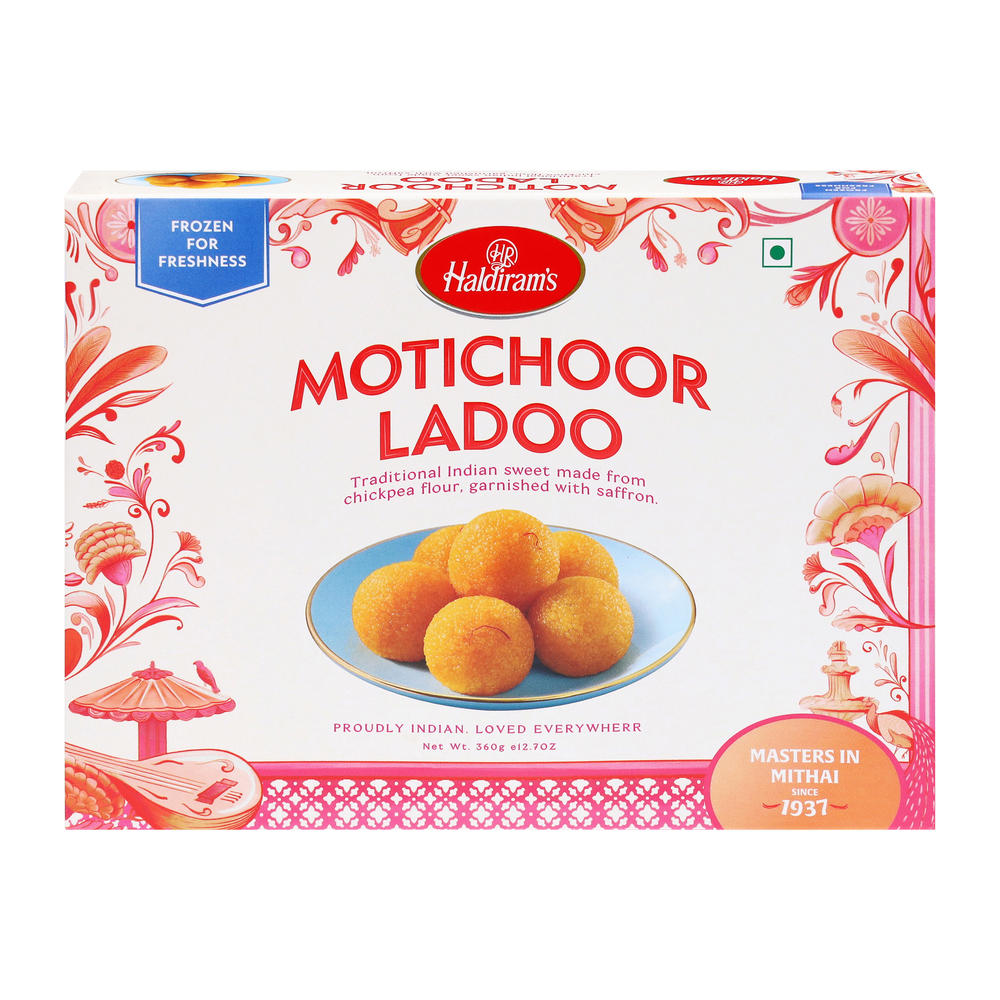 Haldiram's Frozen Motichoor Ladoo, 12.7 oz