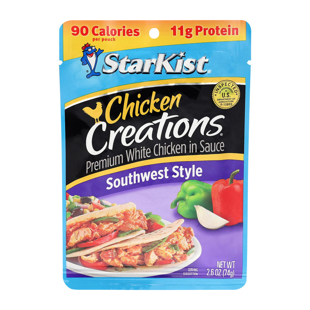 StarKist Chicken Creations Southwest Style Pouch, 2.6 oz