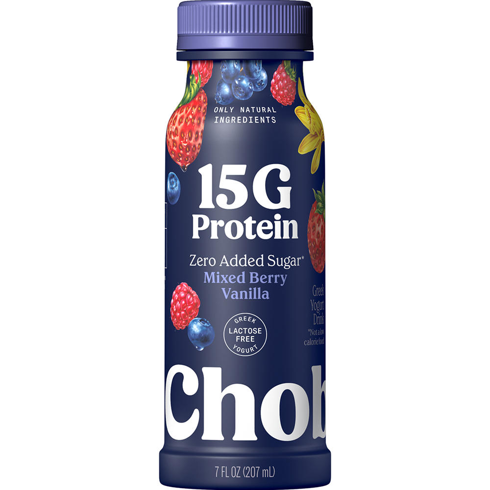 Chobani Protein Drink - Mixed Berry Vanilla, 7 oz