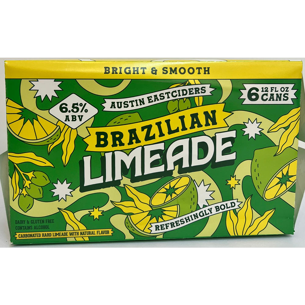 Austin Eastciders Brazilian Limeade 6 pk Cans, 12 oz