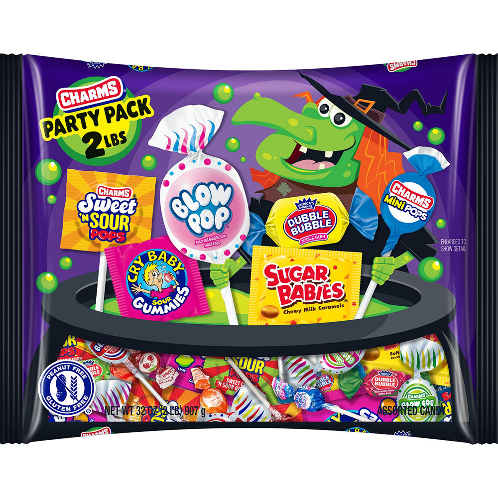 Charms Party Pack Halloween Bag, 32 oz