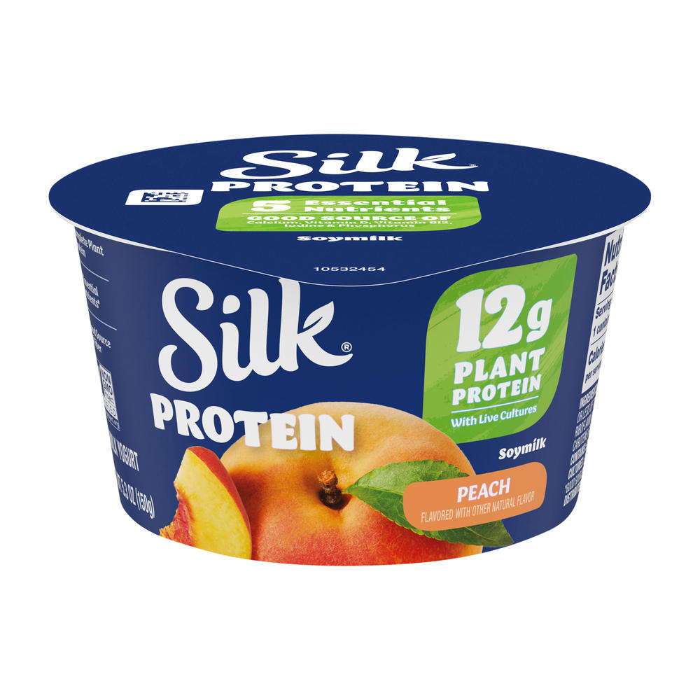 Silk Plant Protein Yogurt - Peach, 5.3 oz