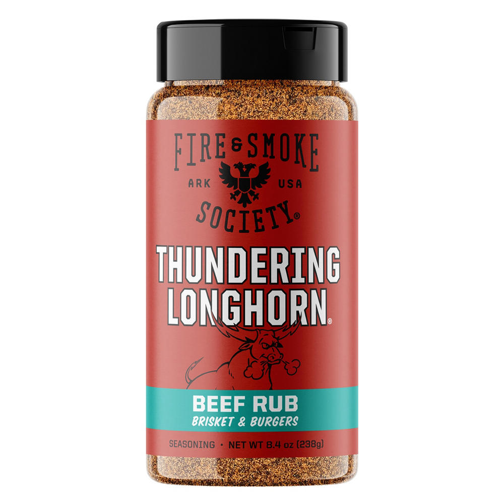 Fire & Smoke Society Thundering Longhorn Beef Rub, 8.4 oz
