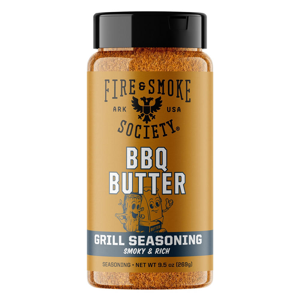 Fire & Smoke Society BBQ Butter Grill Seasoning, 9.5 oz