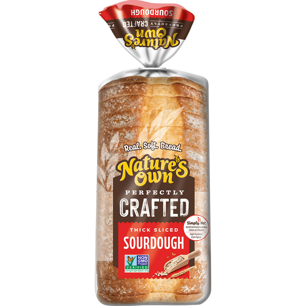 Nature's Own Perfectly Crafted Thick Sliced Sourdough, 22 oz