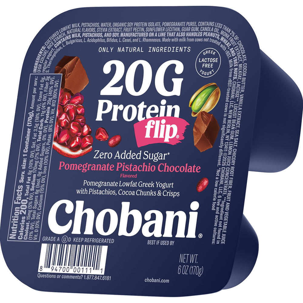 Chobani Flip Yogurt - Pomegranate Pistachio Chocolate, 6 oz