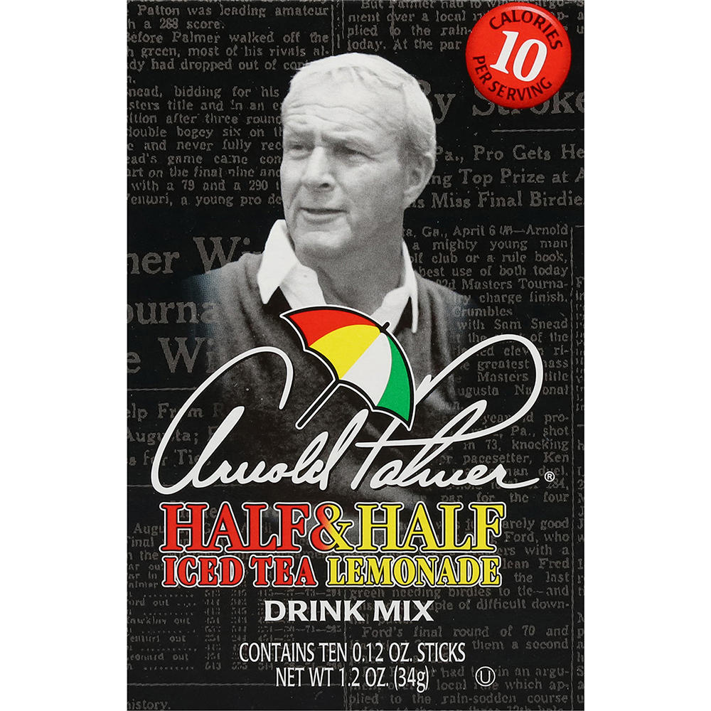 AriZona Drink Mix Sticks - Arnold Palmer Half & Half Iced Tea Lemonade, 10 ct