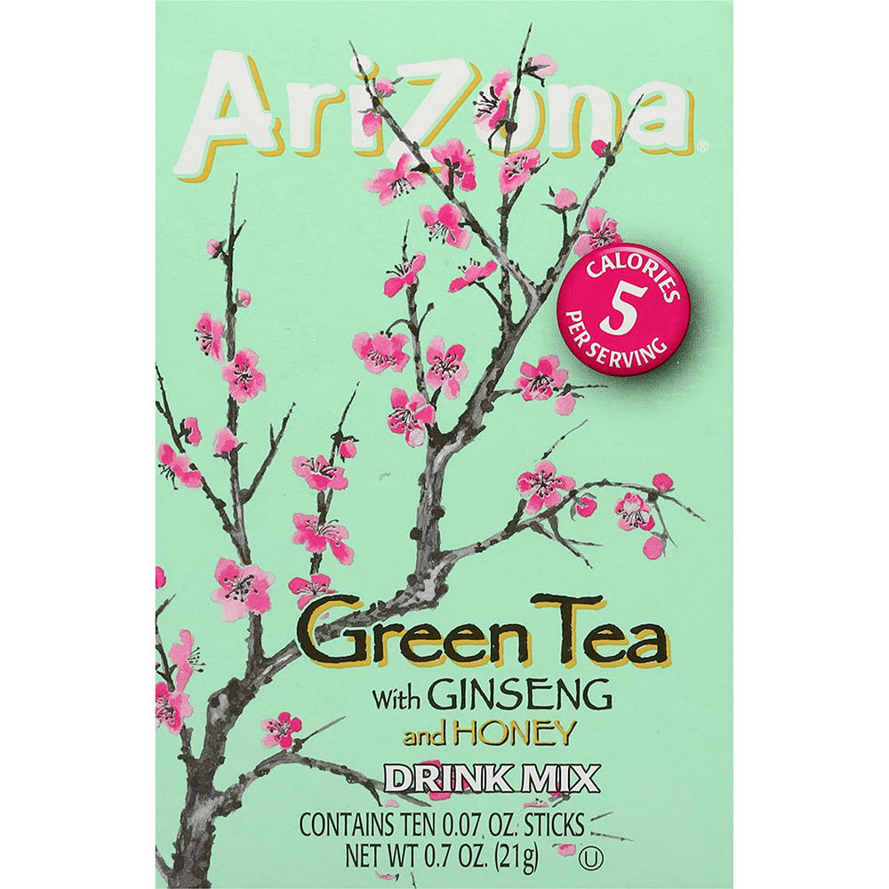 AriZona Drink Mix Sticks - Green Tea, 10 ct