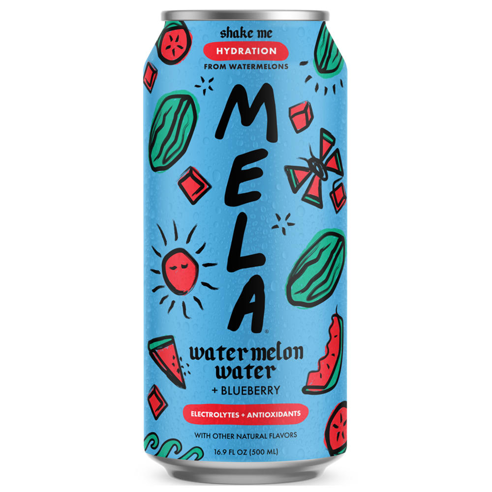 Mela Watermelon + Blueberry Water, 16.9 oz