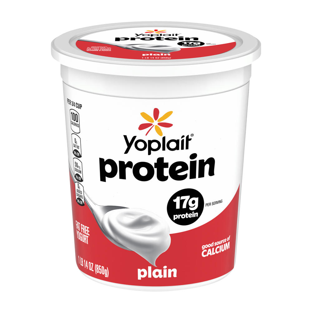 Yoplait Protein Plain Yogurt, 30 oz