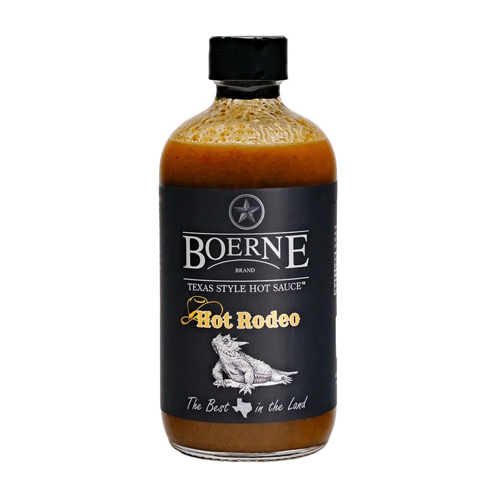 Boerne Texas Style Hot Sauce Hot Rodeo, 8 oz