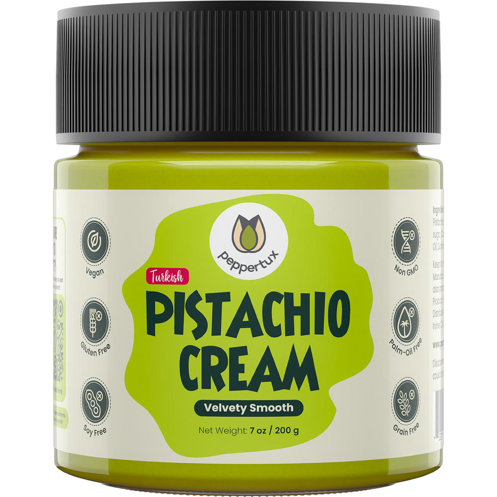 Peppertux Farms Vegan Pistachio Cream, 7 oz