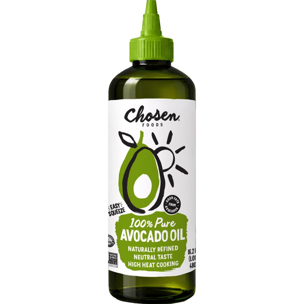 Chosen Foods Refined Avocado Oil Squeeze Bottle, 16.2 oz