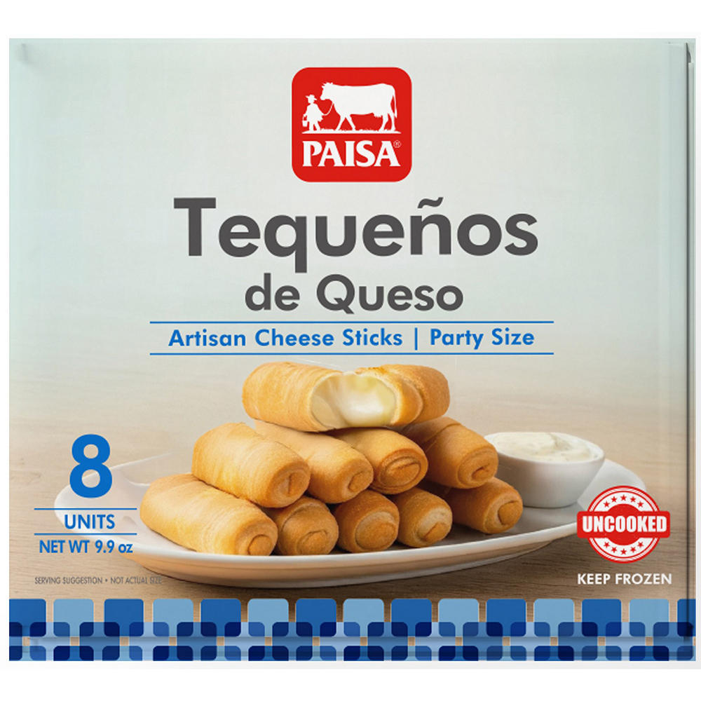 PAISA Uncooked Venezuelan Tequeños de Queso, 8 ct