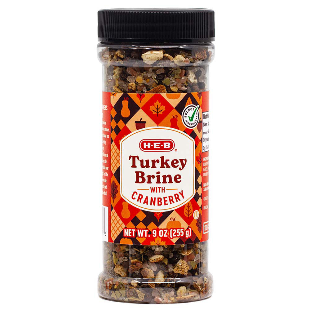 H-E-B Turkey Brine with Cranberry, 9 oz