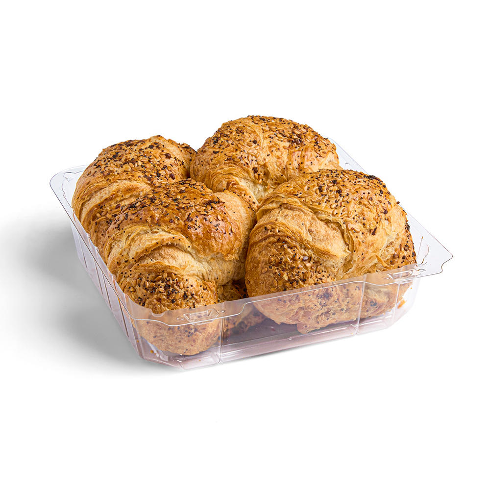 H-E-B Bakery Gourmet Kosher Everything Croissants, 4 ct