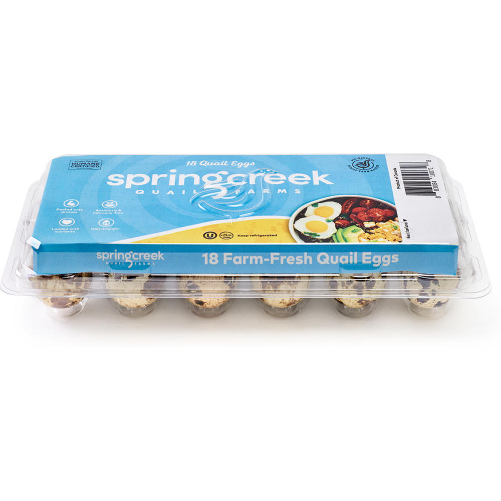 Spring Creek Quail Farms Quail Eggs, 18 ct