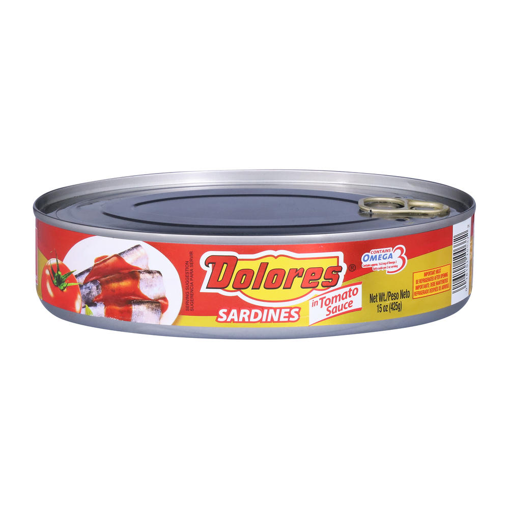 Dolores Sardines in Tomato Sauce, 15 oz