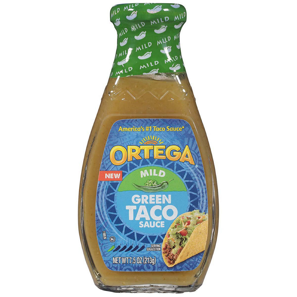Ortega Mild Green Taco Sauce, 7.5 oz