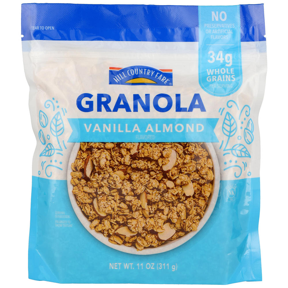Hill Country Fare Granola - Vanilla and Almond , 11 oz