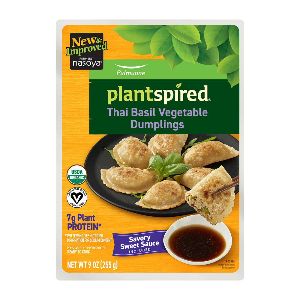 Pulmuone Plantspired Vegetables Dumplings - Thai Basil, 9 oz