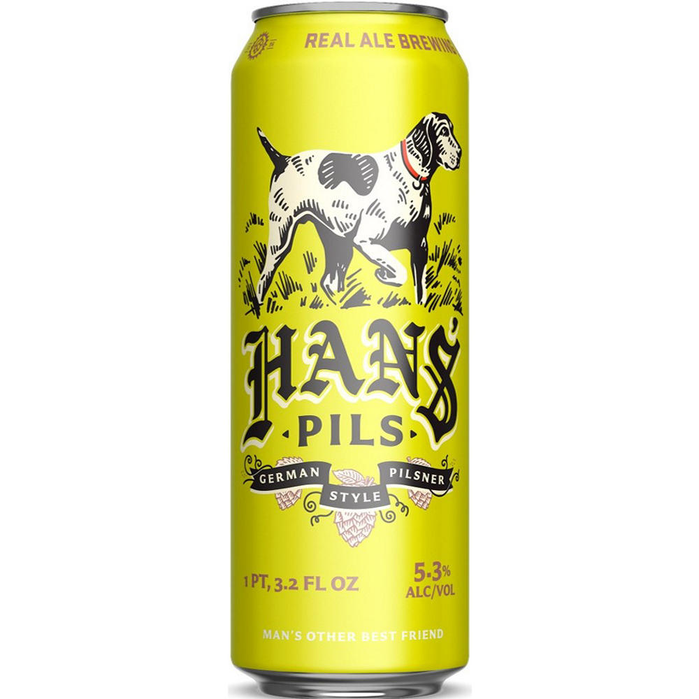 Real Ale Hans Pils, 19.2 oz