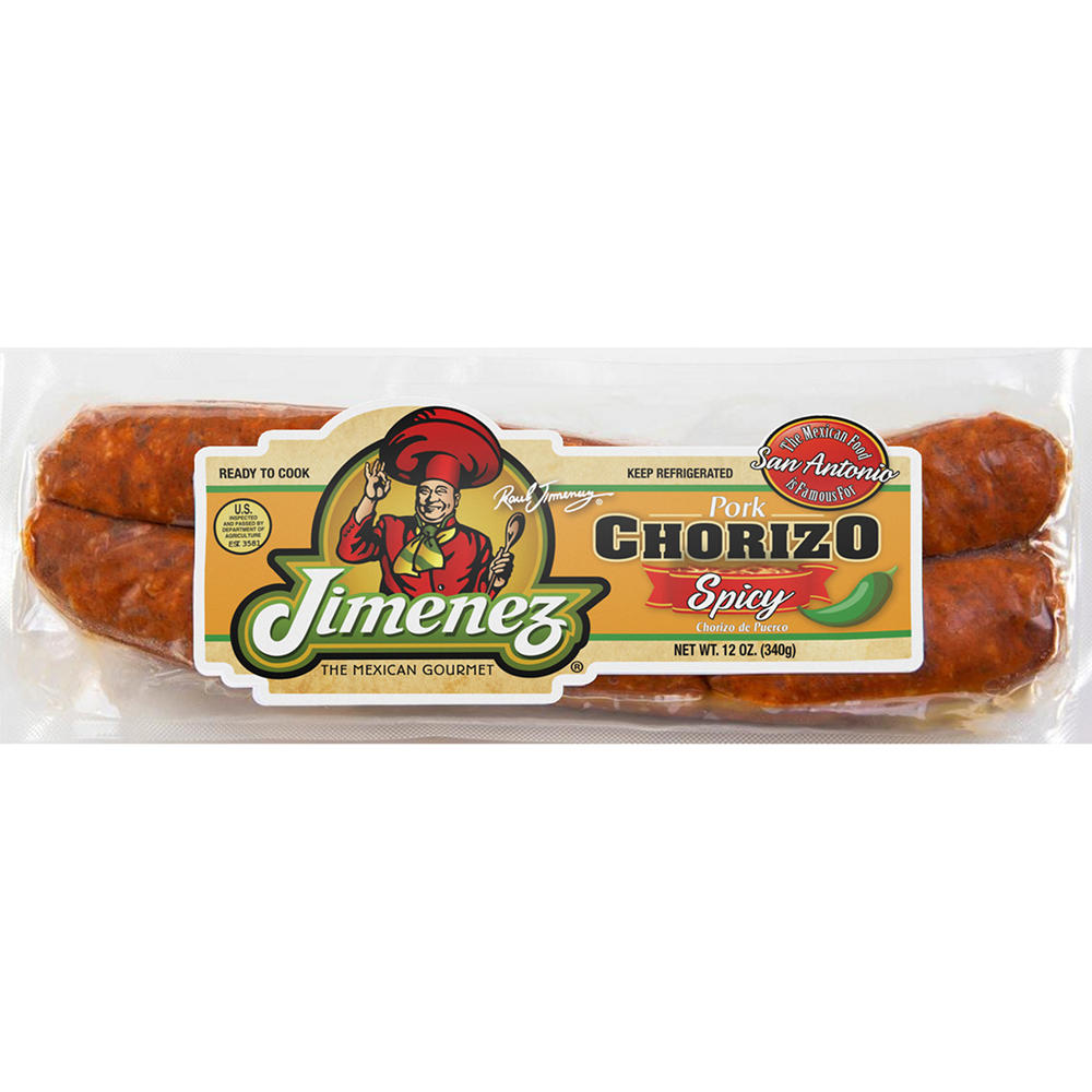 Jimenez Spicy Pork Chorizo, 12 oz